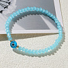 1pc Glass Rondelle Beads Stretch Bracelets LS-XC5782-7-1