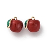 Brass Enamel Charms KK-F903-01C-G-1