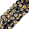 Round Millefiori Glass Beads Strands LK-P001-31-1