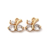 Brass Micro Pave Cubic Zirconia Pendants KK-Z112-10G-1