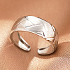 304 Stainless Steel Cuff Rings FS-WGFBCF4-18-1
