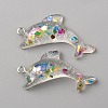 Transparent Resin Pendants DIY-TAC0020-25D-1