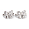 Rack Plating Brass Pave Cubic Zirconia Slide Charms KK-G464-05P-2
