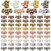 72Pcs 9 Colors Tibetan Style Zinc Alloy Tube Bails FIND-LP0002-62-1