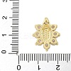 Brass Micro Pave Cubic Zirconia Pendants KK-P293-13G-3