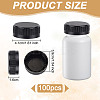 Plastic Bottle Cap SIL-WH0045-61B-2