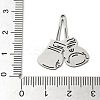 201 Stainless Steel Pendants STAS-G366-07P-3