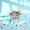 375G 15 Style Natural & Synthetic Gemstone Beads G-PH0001-40-3