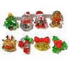 Christmas Theme Transparent Resin Cabochones PW-WG91FD0-01-2
