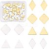 84Pcs 6 Style Brass Charms KK-FH0002-63-1