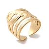 304 Stainless Steel Cuff Open Rings RJEW-F199-02C-G-2