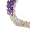 12Pcs 12 Styles Constellations Guardian Gemstone Stretch Bracelets BJEW-JB11108-4