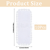 10Pcs Linen Aida Cloth Bookmarks for Cross Stitch Making DIY-CY0001-77-2