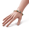 Dyed Natural Agate Beaded Stretch Bracelet Sets BJEW-JB09180-5