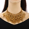 Exaggerated Alloy Multi-Layered Snake Bib Necklaces for Women FS-WGEB7D7-01-1