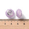 Pearlized Resin European Beads RESI-M001-01B-3