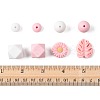 30Pcs Food Grade Eco-Friendly Silicone Beads SIL-FS0001-26B-5