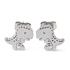 Non-Tarnish 304 Stainless Steel Stud Earrings X-EJEW-B022-06P-1