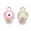 Light Gold Plated Alloy Charms X-ENAM-S117-27D-2