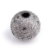 Spray Painted Acrylic Beads ACRP-Q018-6mm-014-2