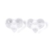 Transparent Glass Beads GLAA-T025-28L-3