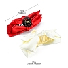 3Pcs 3 Colors Bowknot Cloth Claw Hair Clips PHAR-YW0001-02-3