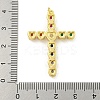 Cross Rack Plating Brass Cubic Zirconia Pendants KK-Z053-13G-01-3