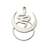201 Stainless Steel Pendants STAS-I332-02P-1