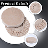 Velvet Round Stool Cover AJEW-WH20020-290C-6
