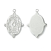 Non-Tarnish 304 Stainless Steel Pendant Cabochon Settings STAS-L269-065P-1