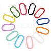 10Pcs Alloy Spring Gate Rings FIND-TA0009-25F-6