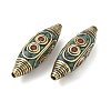 Handmade Tibetan Style Beads KK-Z157-09AG-04-2