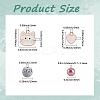 DIY Alloy Enamel Cat Charms & Glass Beads Bracelets Making Kits DIY-SC0030-79-3
