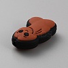 Little Doll Food Grade Eco-Friendly Silicone Focal Beads SIL-WH0017-005B-2