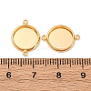 Brass Connector Cabochon Settings KK-F898-21B-G-3