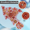Polyester Embroidery Lace Sewing Ornaments DIY-WH20031-079C-5