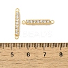 Ion Plating(IP) 304 Stainless Steel Crystal Rhinestone Connector Charms STAS-S131-08G-3