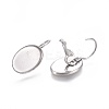 Tarnish Resistant 304 Stainless Steel Leverback Earring Findings LS-X-STAS-E474-08P-1