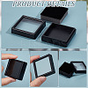 Square Plastic Loose Diamond Display Boxes CON-WH0092-61B-01-5