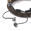 Wood Beaded Bracelet Sets BJEW-JB08349-6