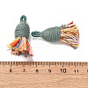 Cotton Tassel Pendants FIND-D302-02O-3