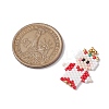 Christmas Seed Beads Beaded Charms PALLOY-MZ00257-01-2
