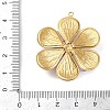304 Stainless Steel and Acrylic and Plastic Pendants STAS-R170-04G-05-3