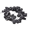 Natural Tektite Beads Strands G-K419-02A-2