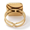 Ion Plating(IP) 304 Stainless Steel Ring RJEW-B059-10G-03-3