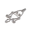 Non-Tarnish 201 Stainless Steel Pendants STAS-K250-07P-2