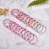 Handmade Polymer Clay Heishi Surfer Stretch Bracelets Set BJEW-SW00099-06-4