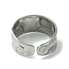 Non-Tarnish 304 Stainless Steel Open Cuff Ring LS-RJEW-L110-019P-3