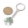 Natural Gemstone Tree of Life Keychains KEYC-JKC00755-3