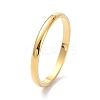 2mm Polished Plain Dome Finger Ring for Girl Women LS-RJEW-C012-05B-G-3